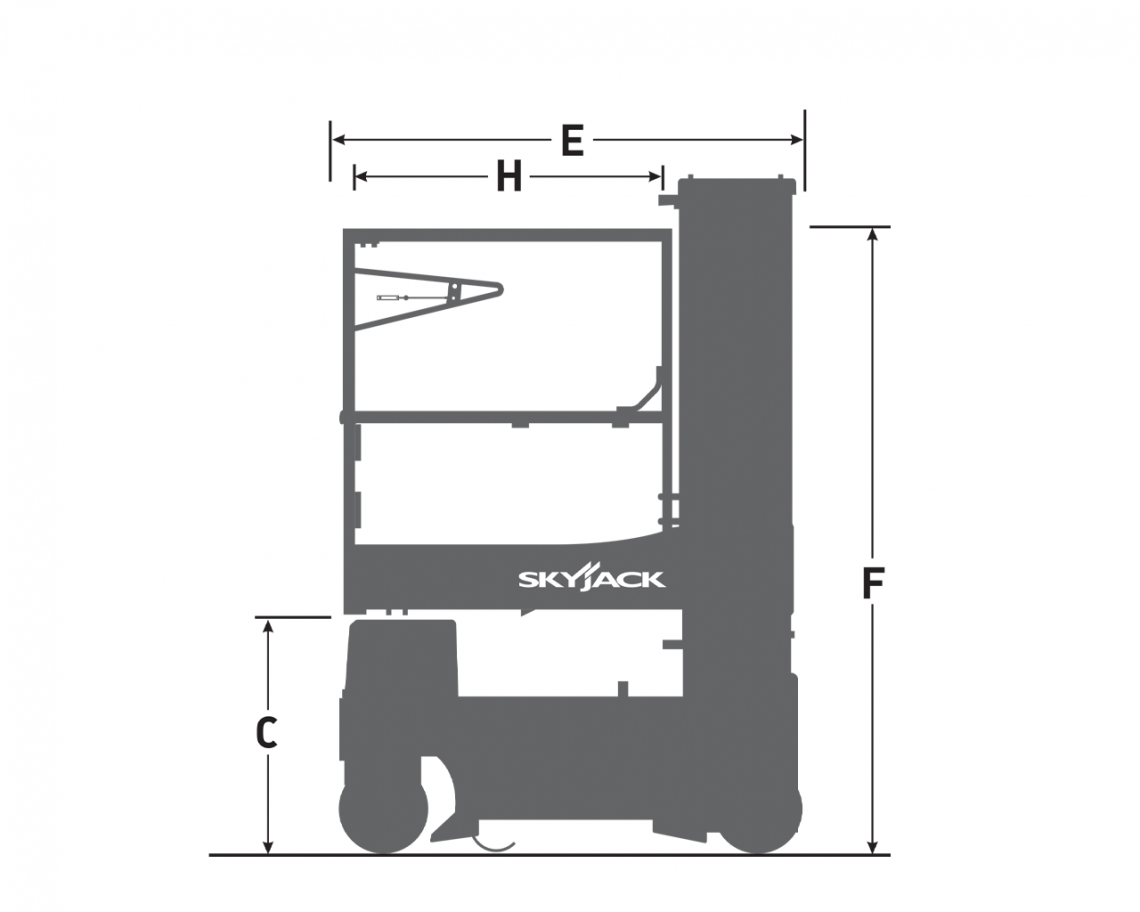 Skyjack SJ20 E, teikning 1