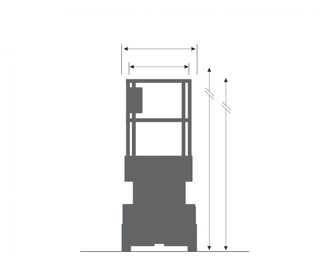 Skyjack SJ3215 E, teikning 1