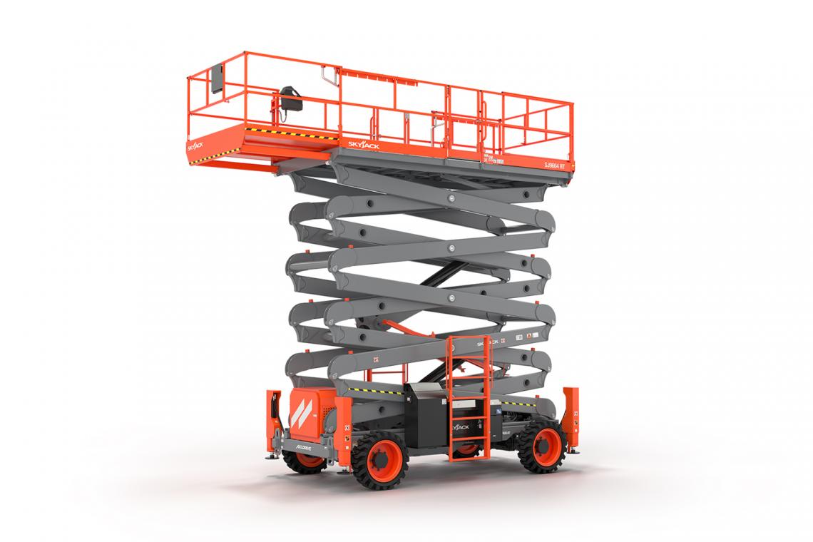 Skyjack SJ9664 RT, teikning 2